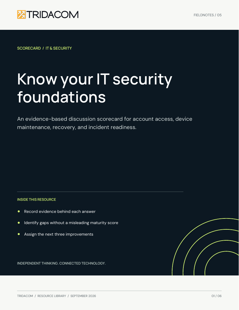 Cover: Know your IT security foundations