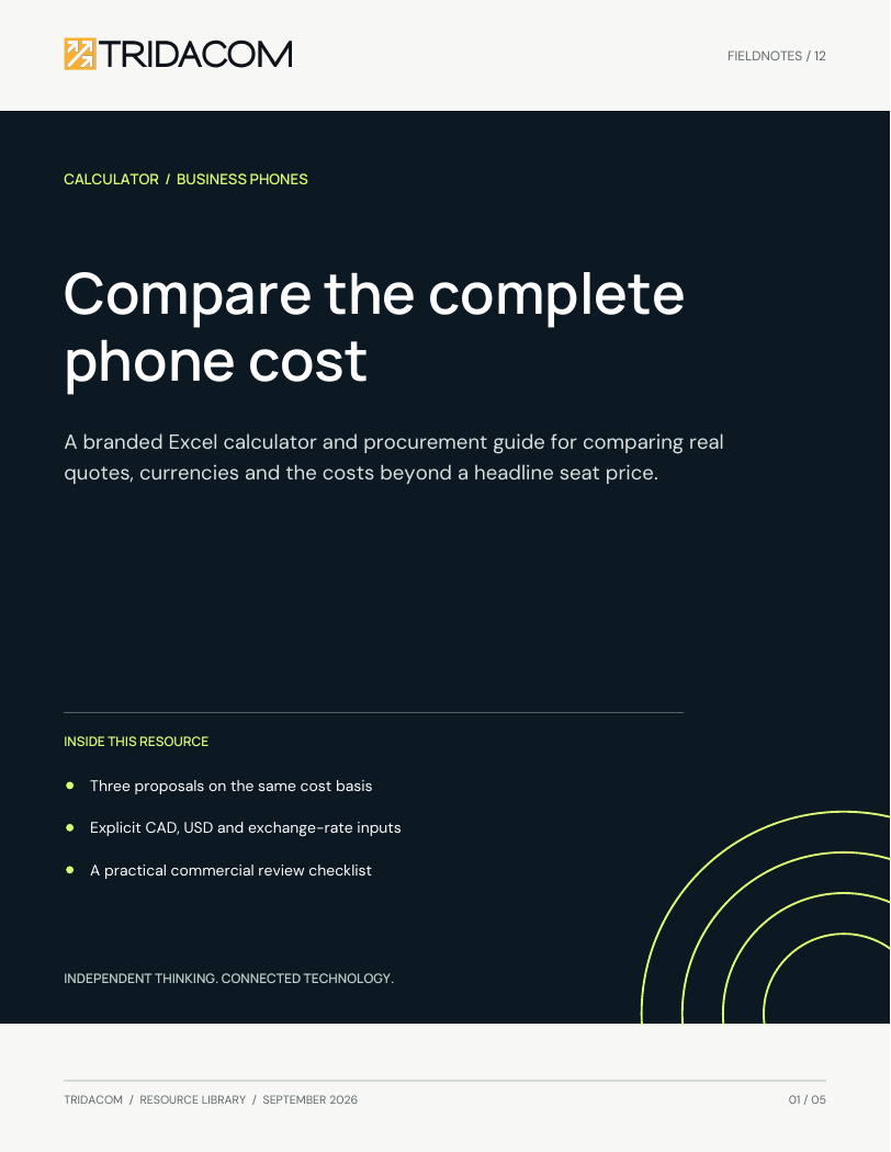 Cover: Compare the complete phone cost