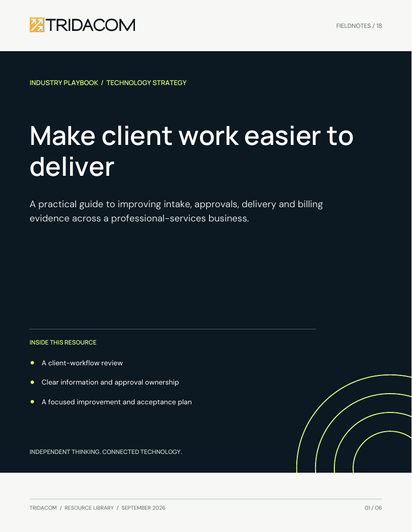 Cover: Make client work easier to deliver